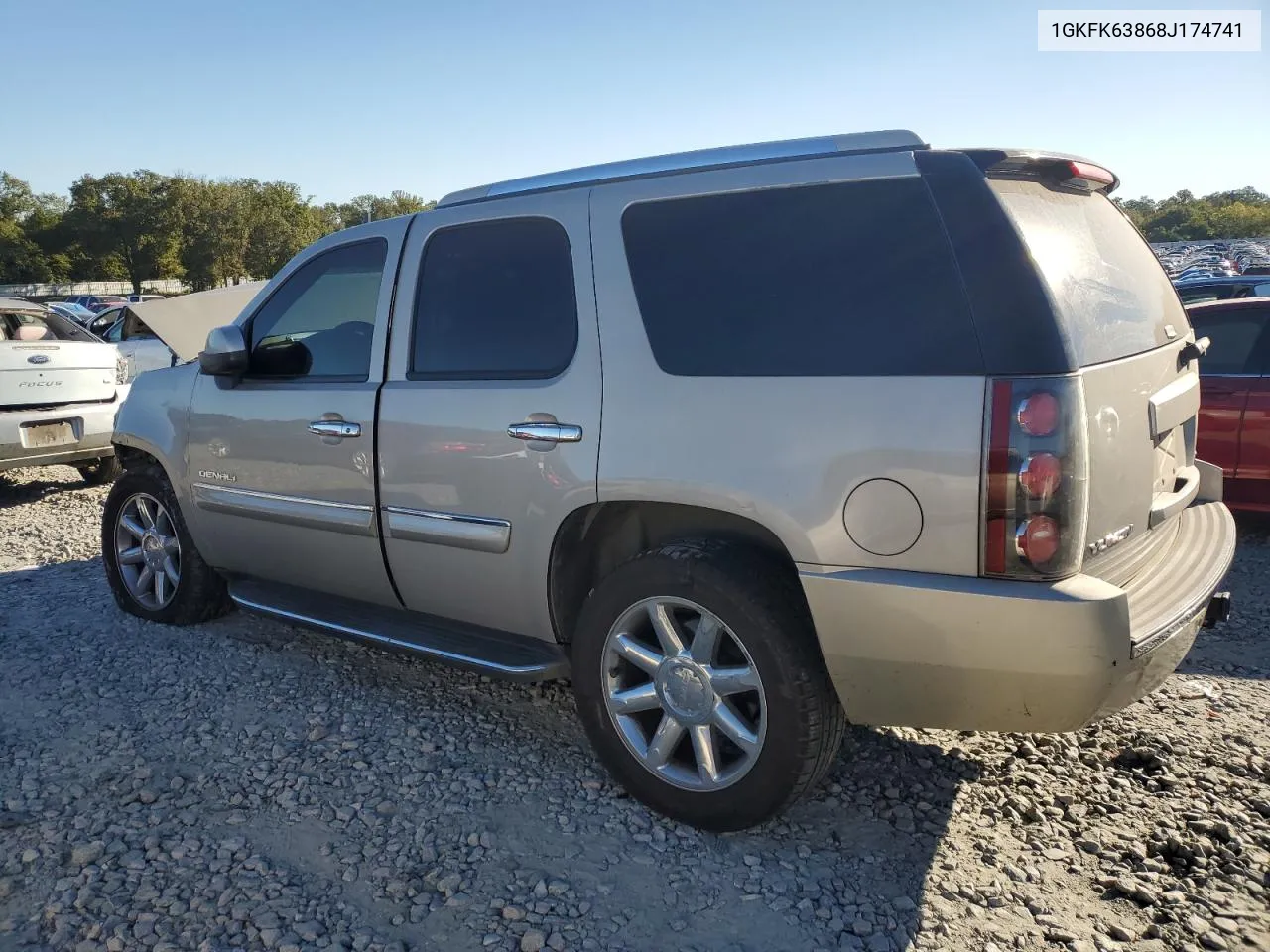 2008 GMC Yukon Denali VIN: 1GKFK63868J174741 Lot: 76489944