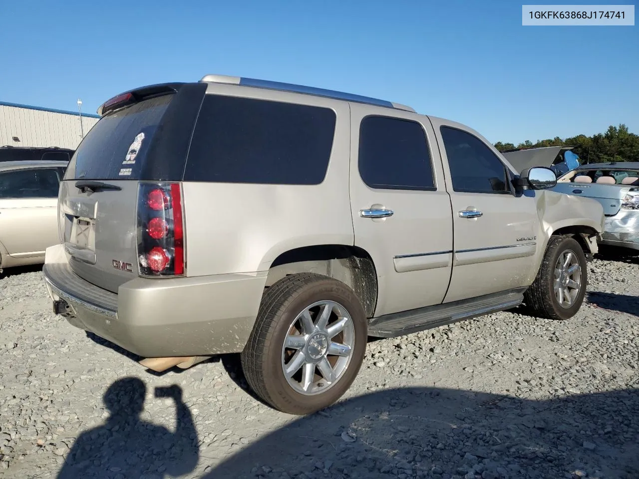 1GKFK63868J174741 2008 GMC Yukon Denali