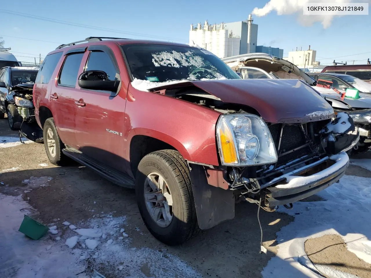 2008 GMC Yukon VIN: 1GKFK13078J121849 Lot: 76613494