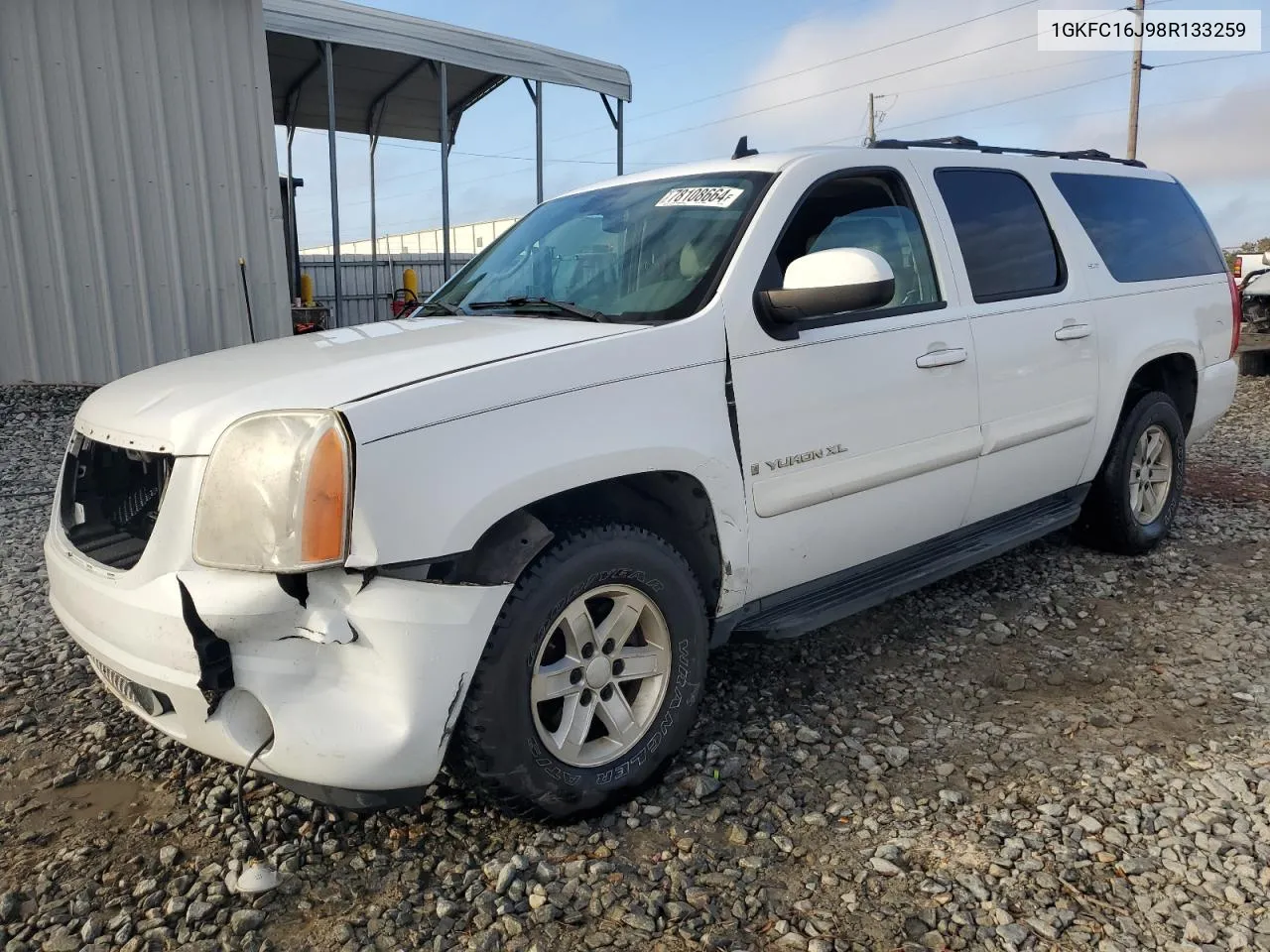 2008 GMC Yukon Xl C1500 VIN: 1GKFC16J98R133259 Lot: 78108664