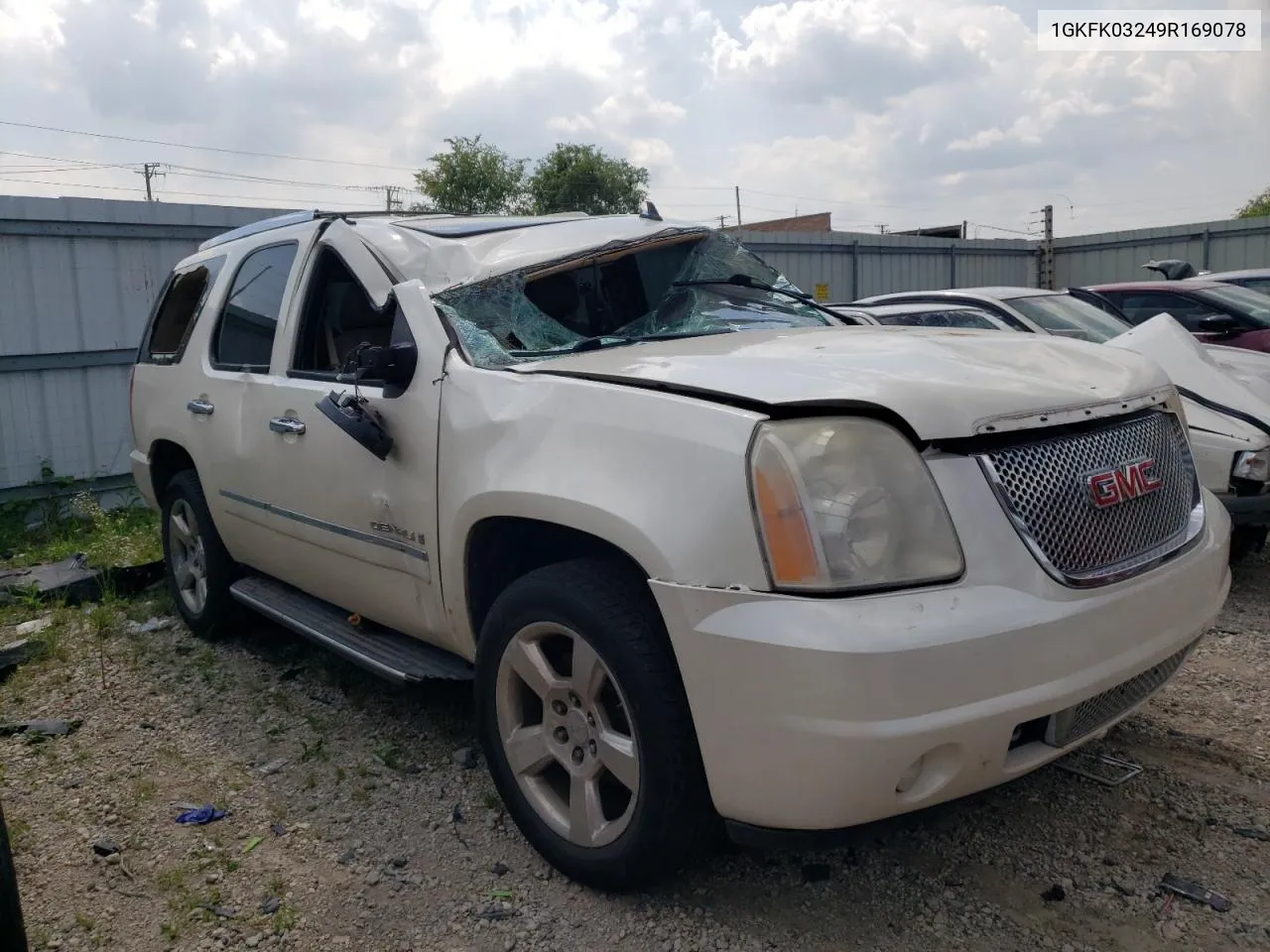 2009 GMC Yukon Denali VIN: 1GKFK03249R169078 Lot: 66604844