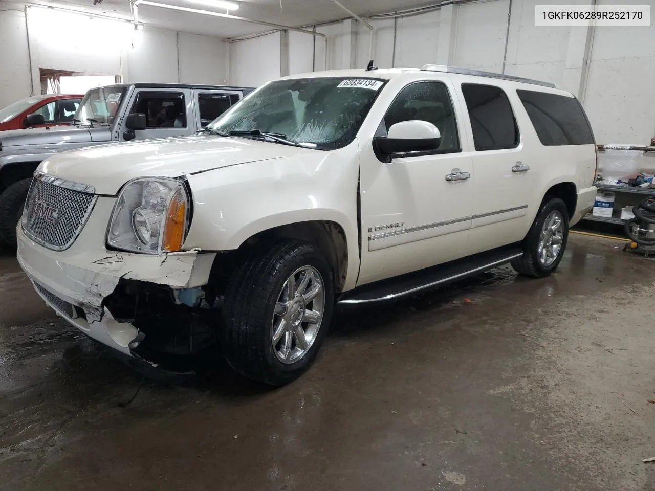 2009 GMC Yukon Xl Denali VIN: 1GKFK06289R252170 Lot: 68834134