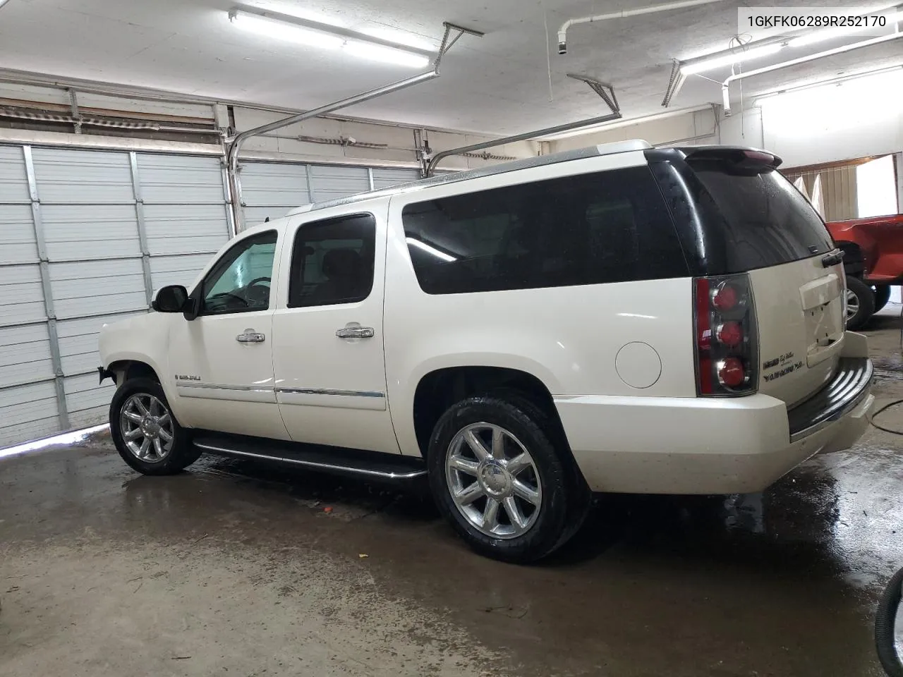 2009 GMC Yukon Xl Denali VIN: 1GKFK06289R252170 Lot: 68834134