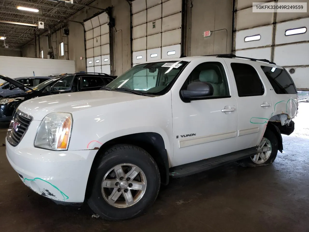 2009 GMC Yukon Slt VIN: 1GKFK33049R249559 Lot: 68880944