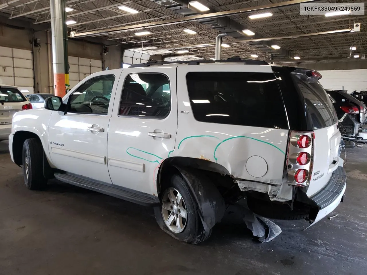 2009 GMC Yukon Slt VIN: 1GKFK33049R249559 Lot: 68880944