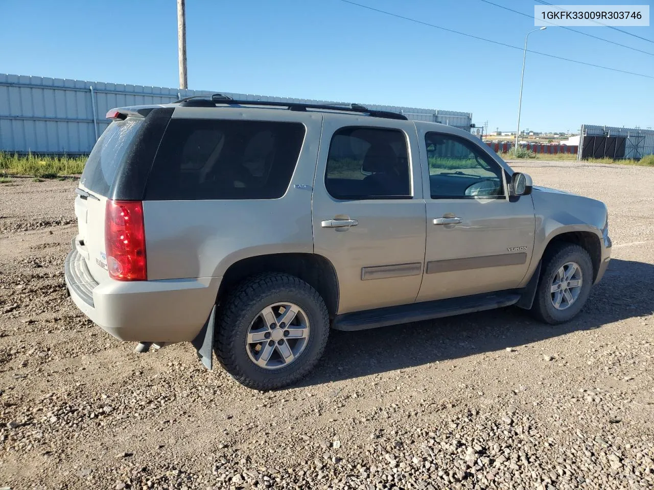 2009 GMC Yukon Slt VIN: 1GKFK33009R303746 Lot: 69110034