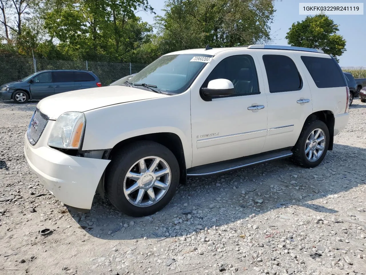 2009 GMC Yukon Denali VIN: 1GKFK03229R241119 Lot: 70960204