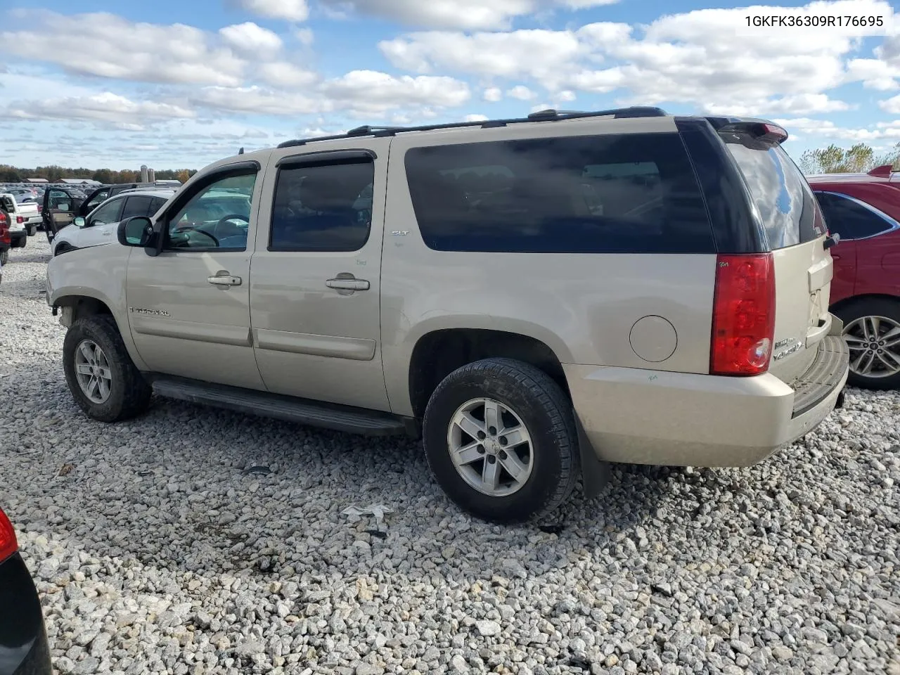 2009 GMC Yukon Xl K1500 Slt VIN: 1GKFK36309R176695 Lot: 75606764