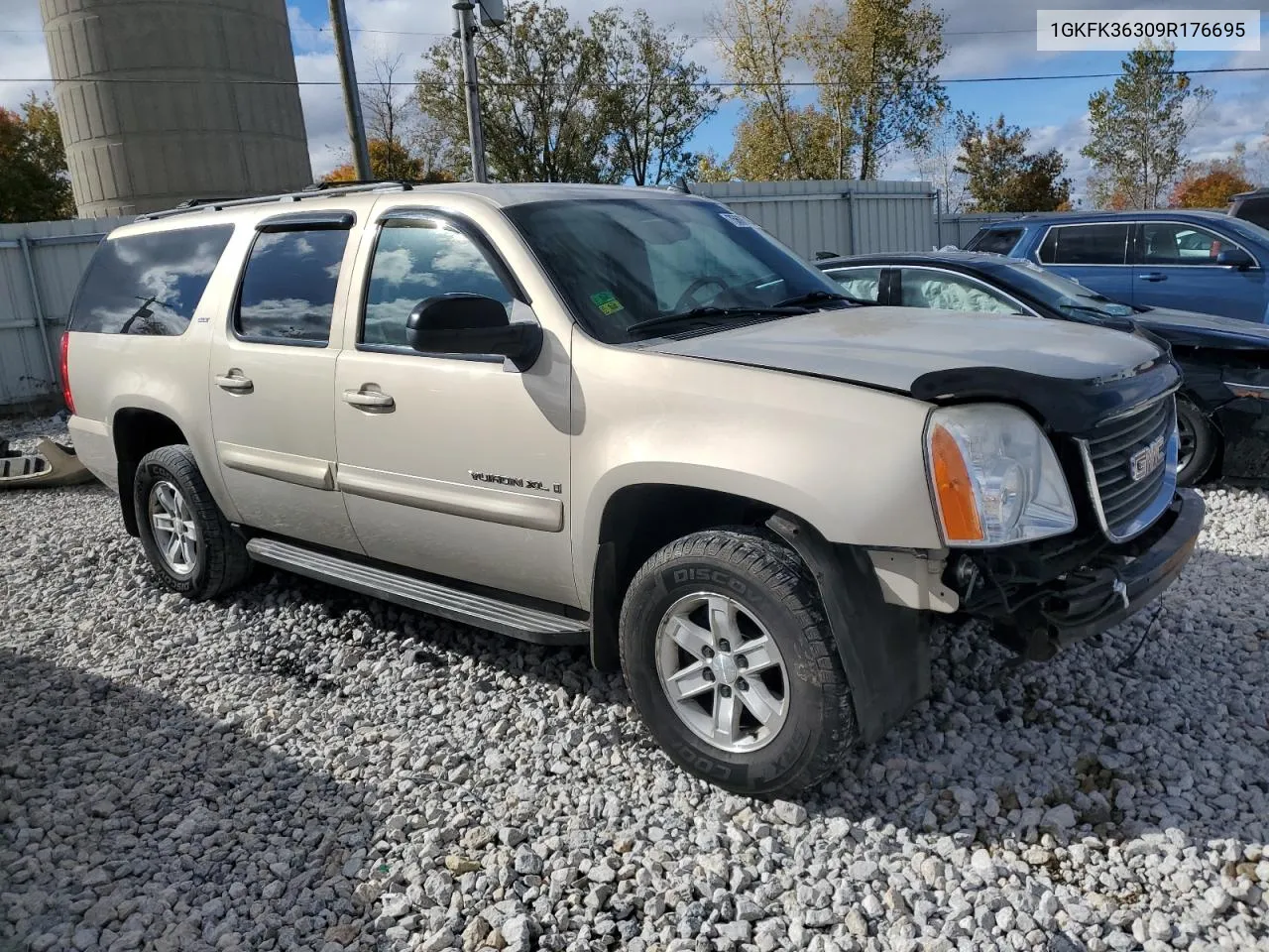 2009 GMC Yukon Xl K1500 Slt VIN: 1GKFK36309R176695 Lot: 75606764