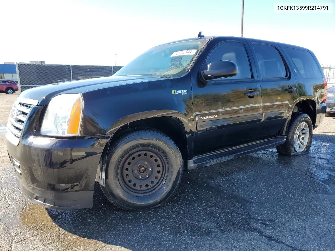 2009 GMC Yukon Hybrid VIN: 1GKFK13599R214791 Lot: 76312804