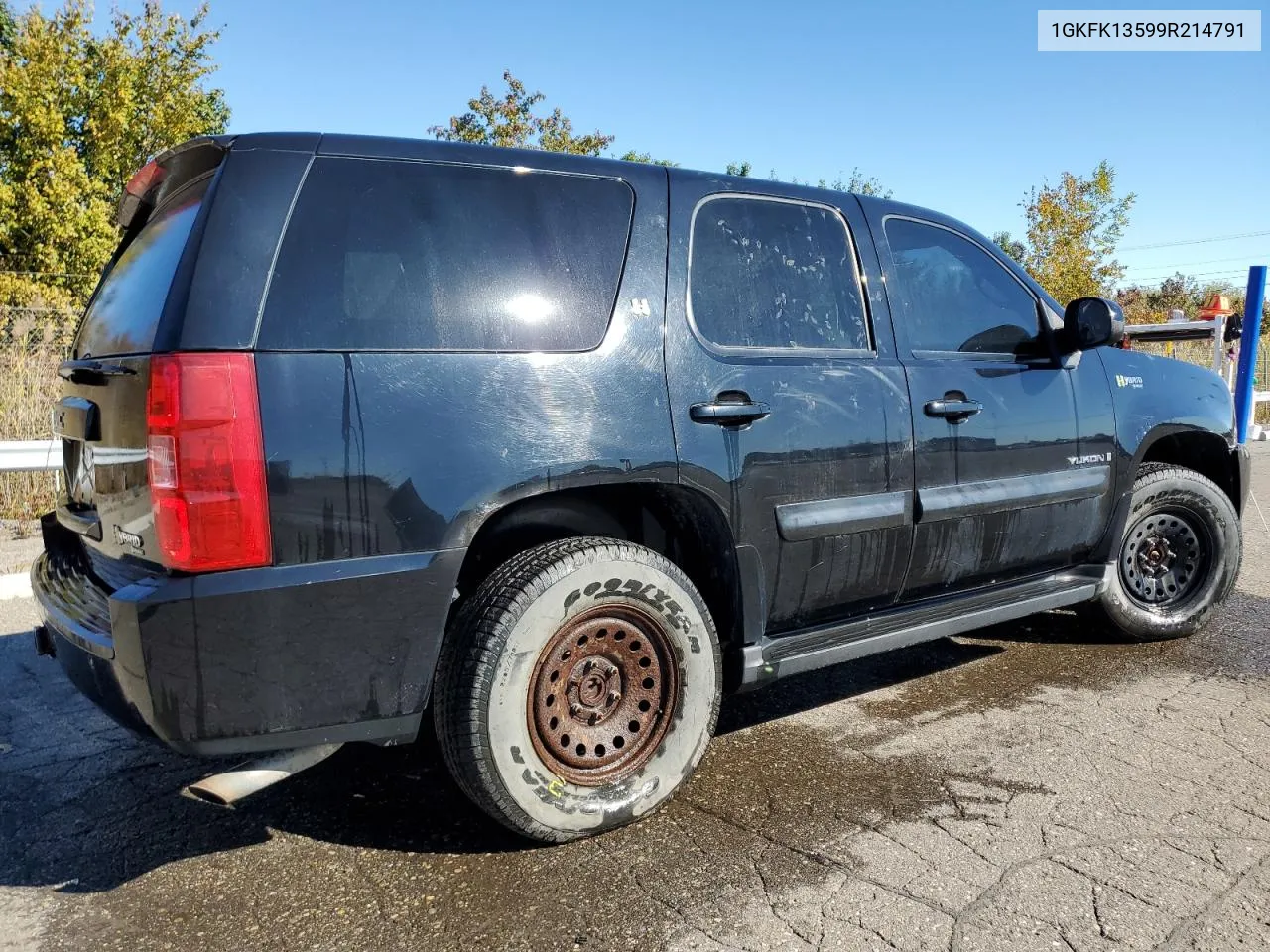 2009 GMC Yukon Hybrid VIN: 1GKFK13599R214791 Lot: 76312804