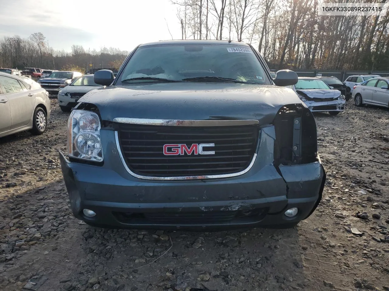 2009 GMC Yukon Slt VIN: 1GKFK33089R237415 Lot: 78452594