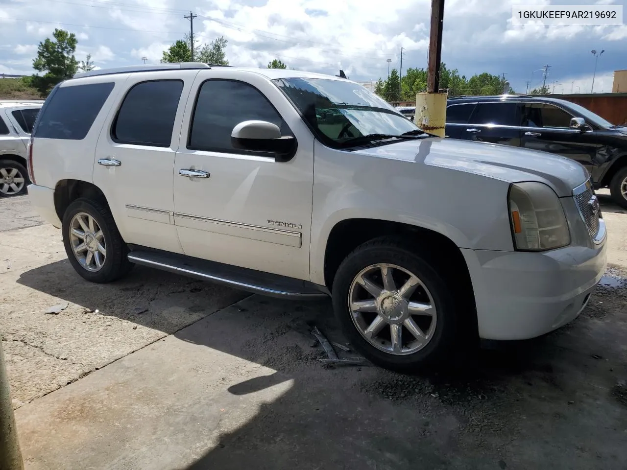 2010 GMC Yukon Denali VIN: 1GKUKEEF9AR219692 Lot: 63219954