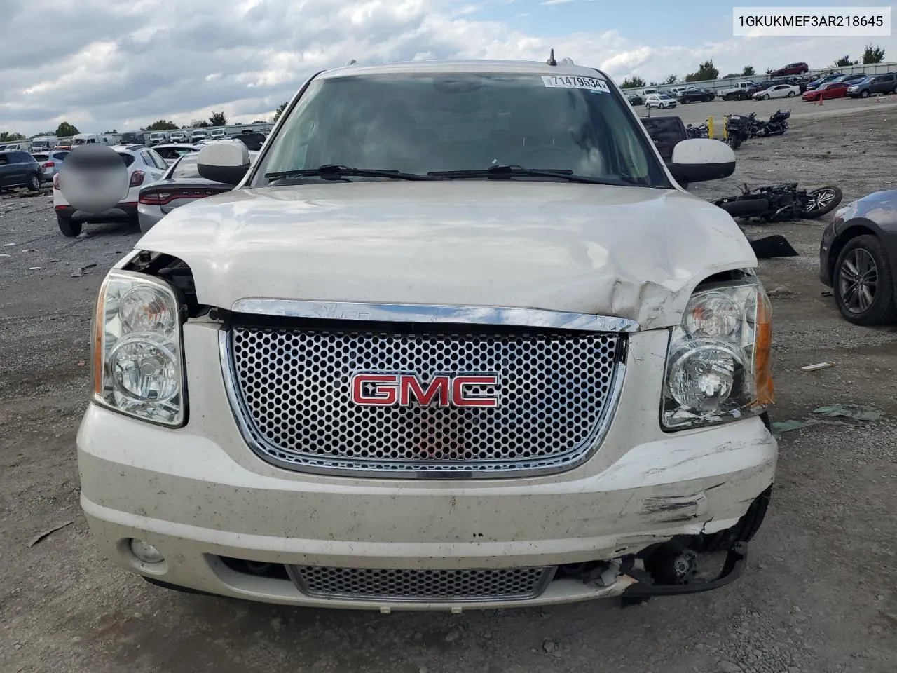 2010 GMC Yukon Xl Denali VIN: 1GKUKMEF3AR218645 Lot: 71479534