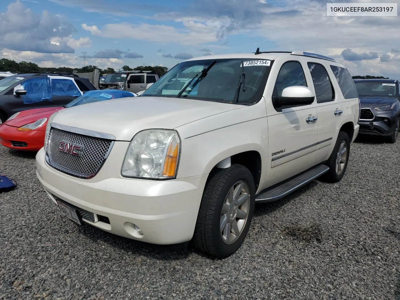 2010 GMC Yukon Denali VIN: 1GKUCEEF8AR253197 Lot: 73852154