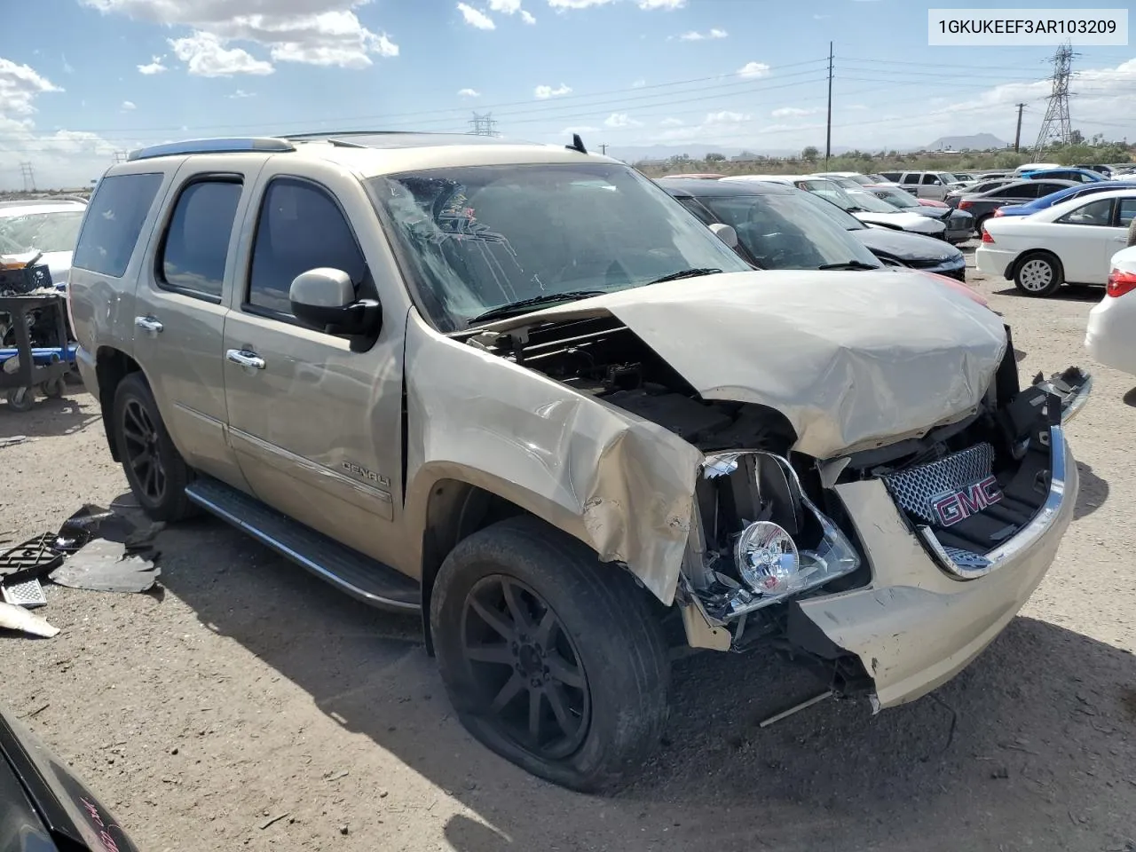 2010 GMC Yukon Denali VIN: 1GKUKEEF3AR103209 Lot: 76186654