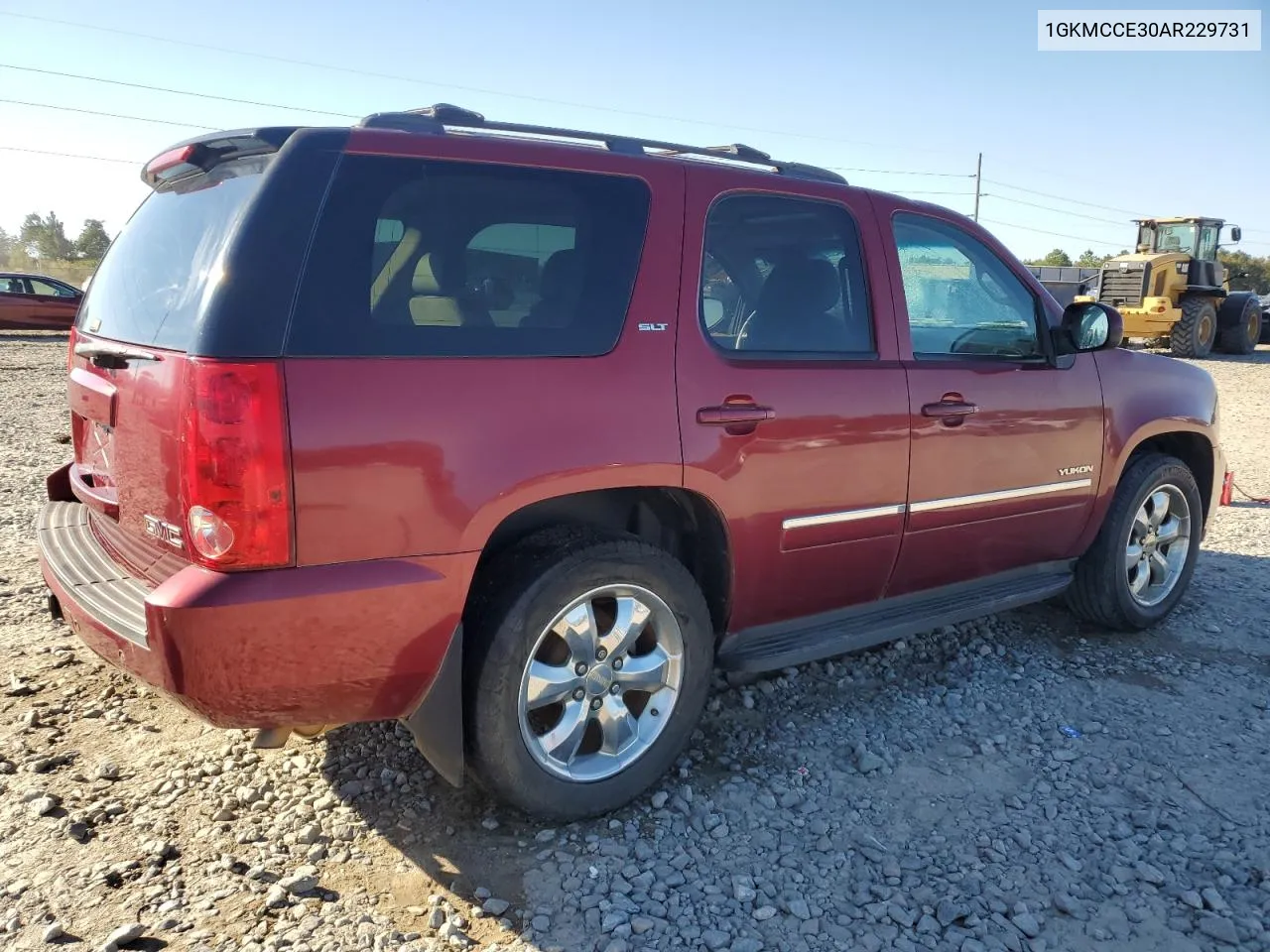 2010 GMC Yukon Slt VIN: 1GKMCCE30AR229731 Lot: 76600164