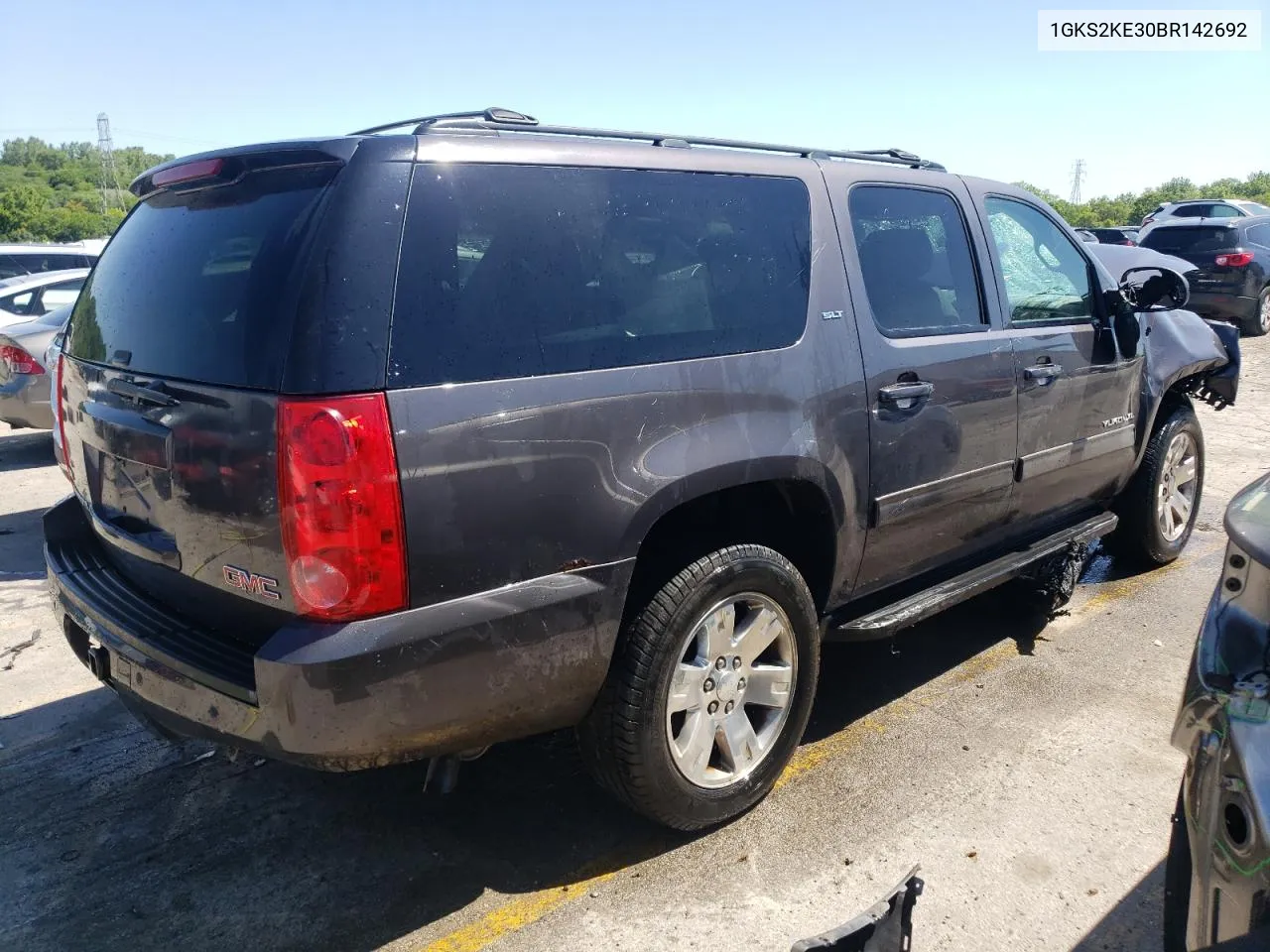 2011 GMC Yukon Xl K1500 Slt VIN: 1GKS2KE30BR142692 Lot: 58673524