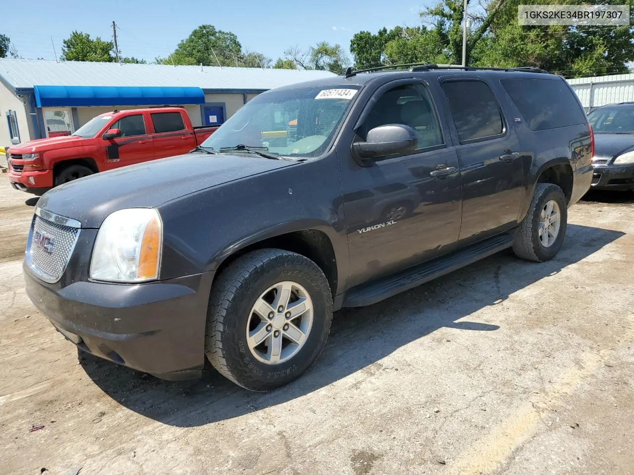 2011 GMC Yukon Xl K1500 Slt VIN: 1GKS2KE34BR197307 Lot: 60571434