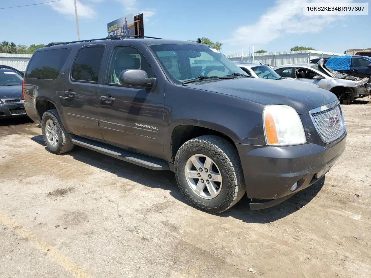 2011 GMC Yukon Xl K1500 Slt VIN: 1GKS2KE34BR197307 Lot: 60571434