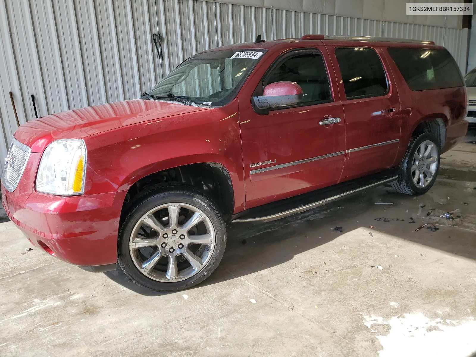 2011 GMC Yukon Xl Denali VIN: 1GKS2MEF8BR157334 Lot: 63359994