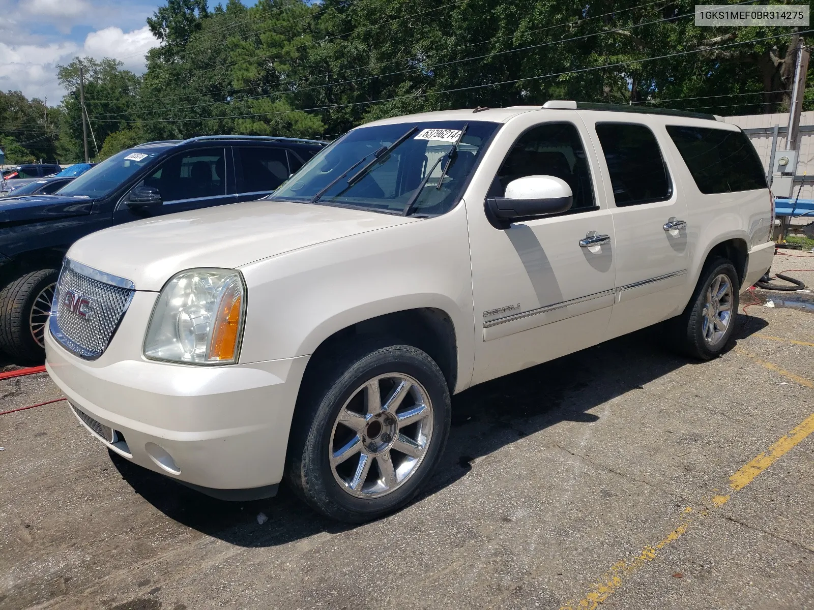 2011 GMC Yukon Xl Denali VIN: 1GKS1MEF0BR314275 Lot: 63796214