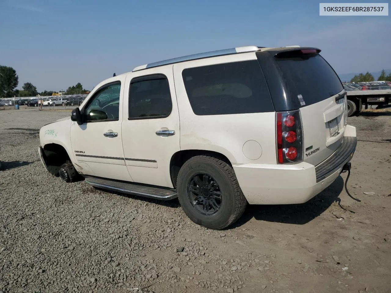 2011 GMC Yukon Denali VIN: 1GKS2EEF6BR287537 Lot: 64640534