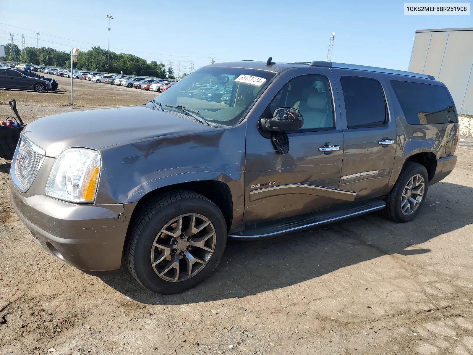 2011 GMC Yukon Xl Denali VIN: 1GKS2MEF8BR251908 Lot: 68170124