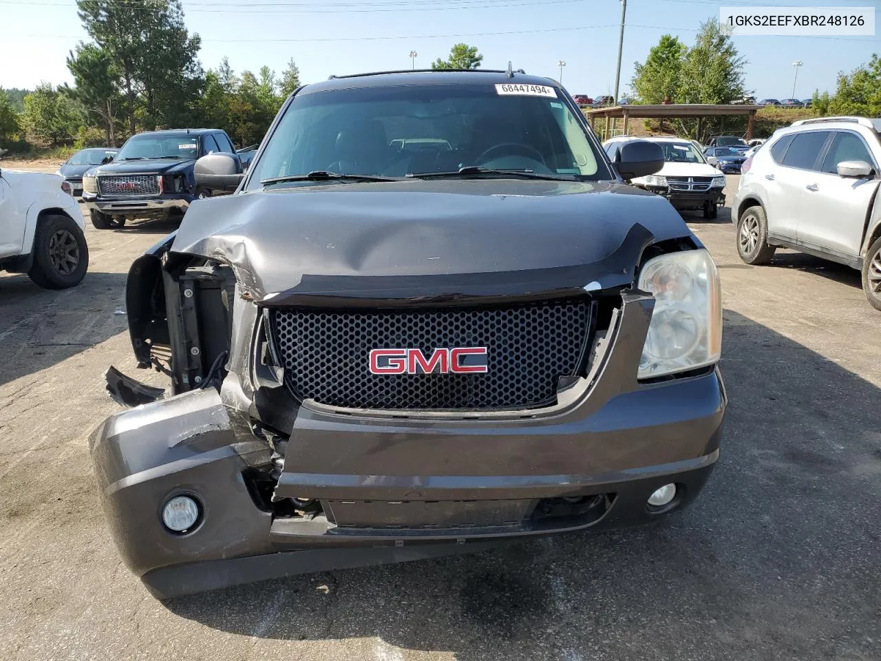 2011 GMC Yukon Denali VIN: 1GKS2EEFXBR248126 Lot: 68447494