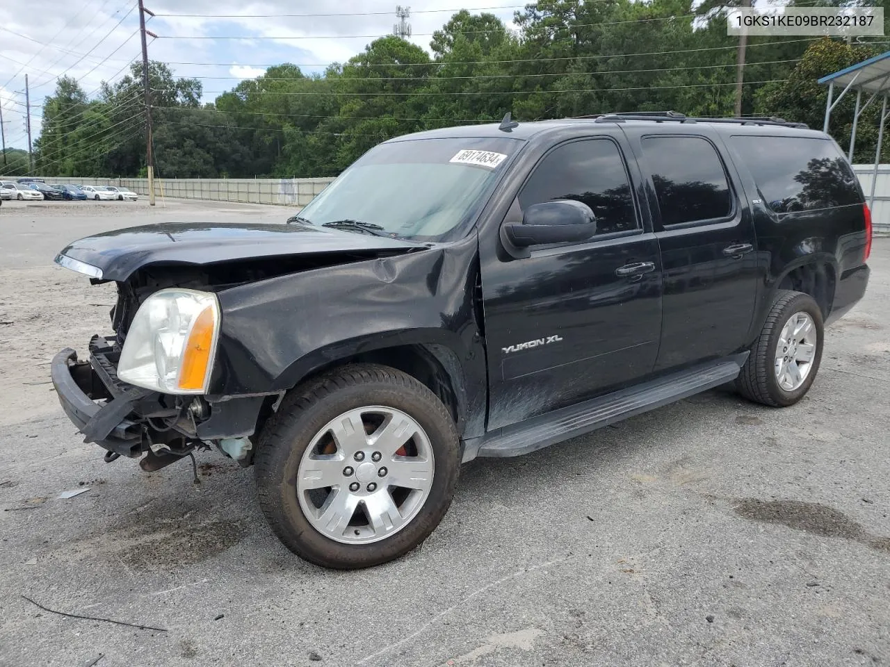 2011 GMC Yukon Xl C1500 Slt VIN: 1GKS1KE09BR232187 Lot: 69174634