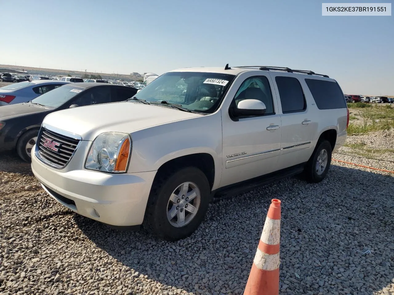 2011 GMC Yukon Xl K1500 Slt VIN: 1GKS2KE37BR191551 Lot: 69507324