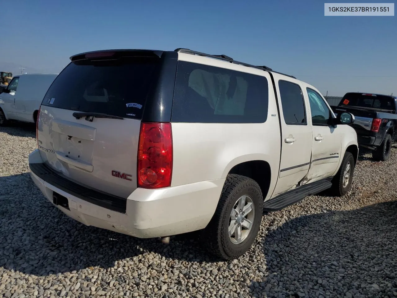 2011 GMC Yukon Xl K1500 Slt VIN: 1GKS2KE37BR191551 Lot: 69507324