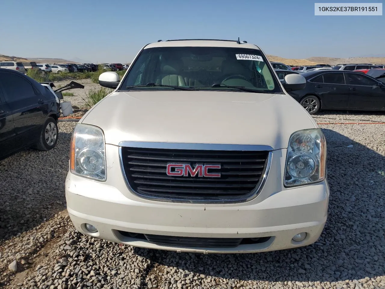 2011 GMC Yukon Xl K1500 Slt VIN: 1GKS2KE37BR191551 Lot: 69507324