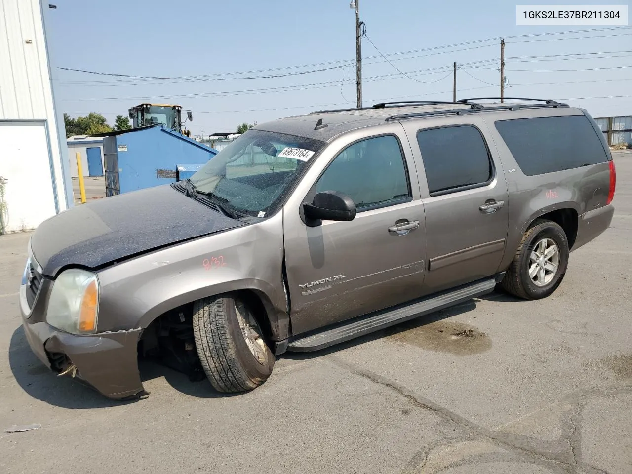 2011 GMC Yukon Xl K1500 Slt VIN: 1GKS2LE37BR211304 Lot: 69673164