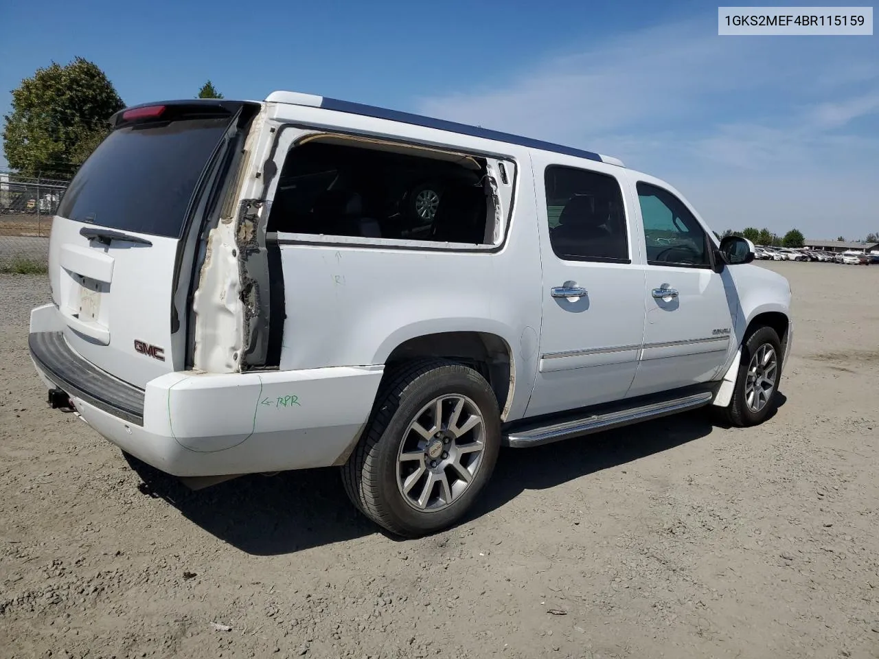 2011 GMC Yukon Xl Denali VIN: 1GKS2MEF4BR115159 Lot: 70828864