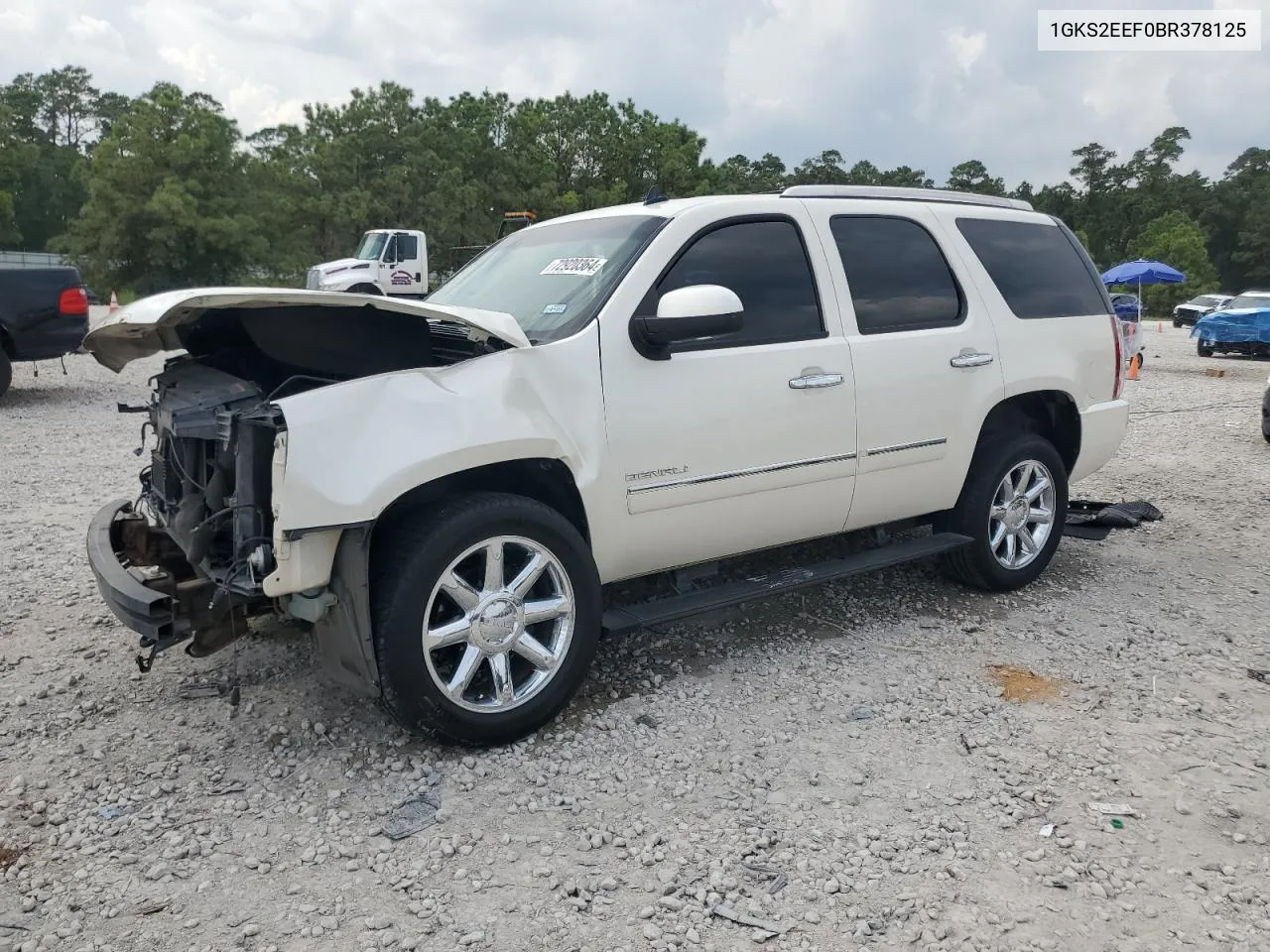 2011 GMC Yukon Denali VIN: 1GKS2EEF0BR378125 Lot: 72920364