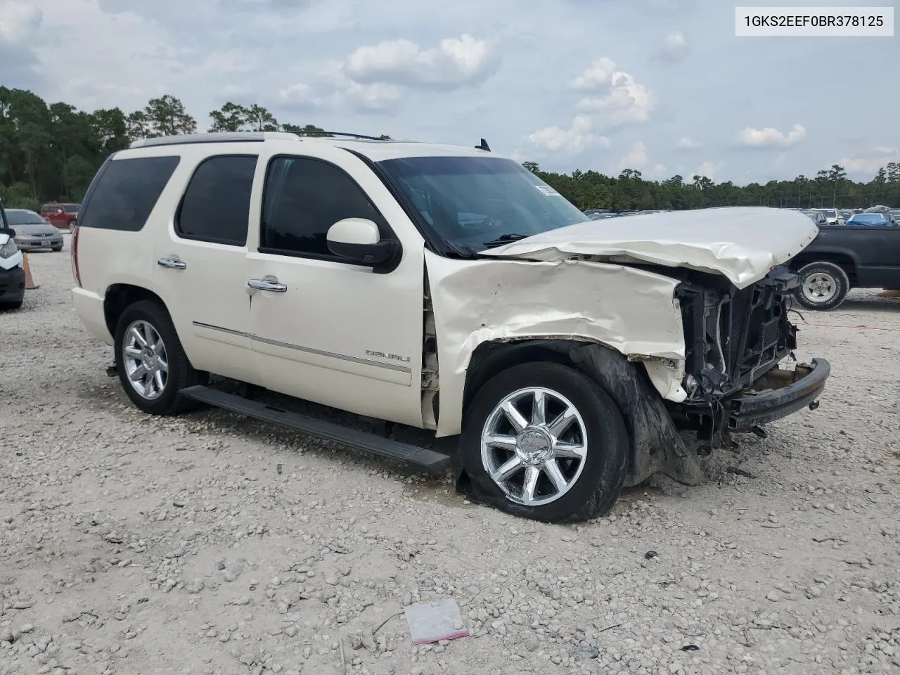 2011 GMC Yukon Denali VIN: 1GKS2EEF0BR378125 Lot: 72920364