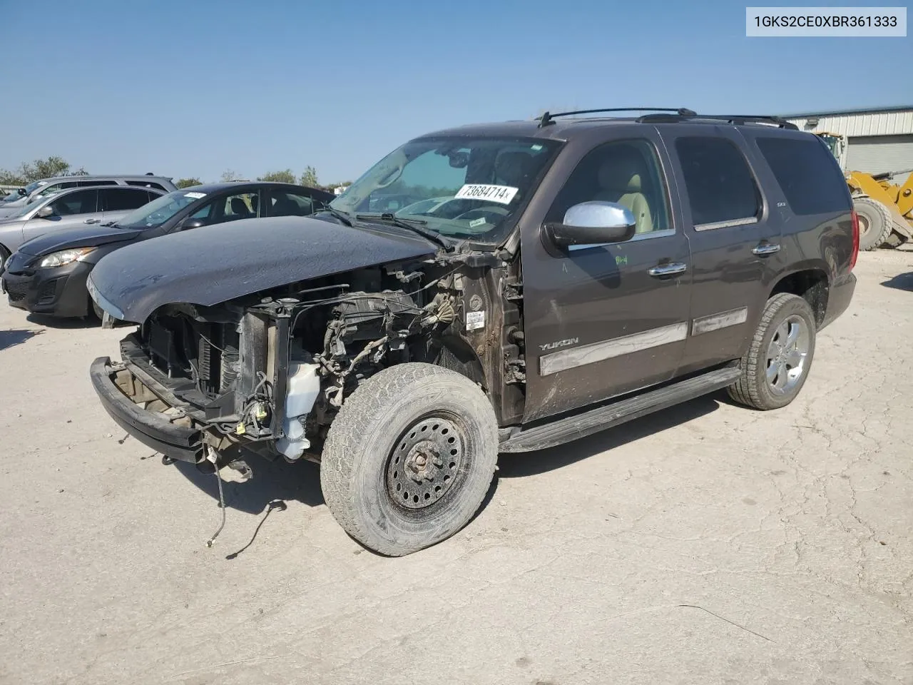 2011 GMC Yukon Slt VIN: 1GKS2CE0XBR361333 Lot: 73684714