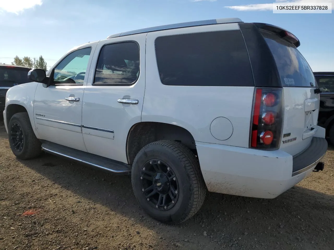 2011 GMC Yukon Denali VIN: 1GKS2EEF5BR337828 Lot: 74552974