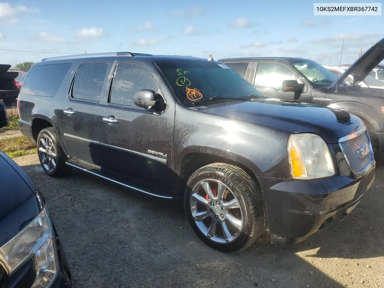 2011 GMC Yukon Xl Denali VIN: 1GKS2MEFXBR367742 Lot: 74927184