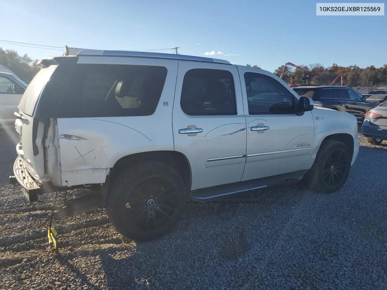 2011 GMC Yukon Denali Hybrid VIN: 1GKS2GEJXBR125569 Lot: 76056694