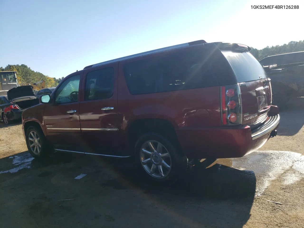 1GKS2MEF4BR126288 2011 GMC Yukon Xl Denali