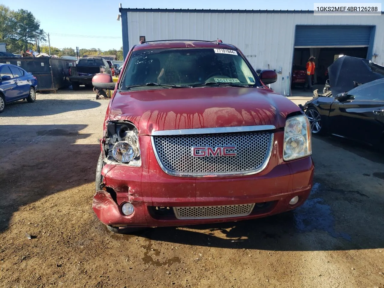 2011 GMC Yukon Xl Denali VIN: 1GKS2MEF4BR126288 Lot: 77101944