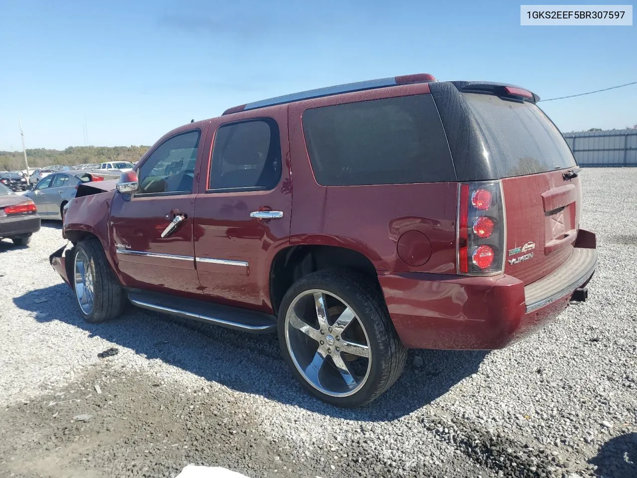 2011 GMC Yukon Denali VIN: 1GKS2EEF5BR307597 Lot: 77345354