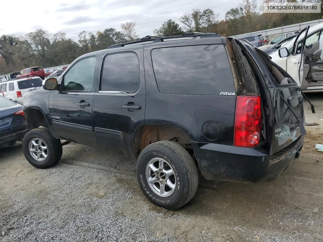 2011 GMC Yukon Slt VIN: 1GKS2CE07BR358180 Lot: 78311674