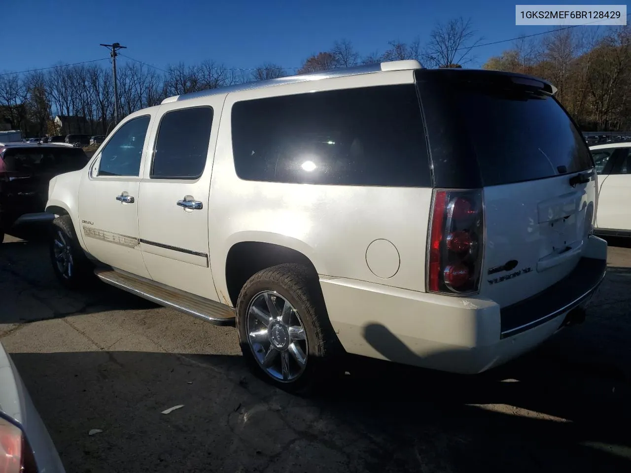 2011 GMC Yukon Xl Denali VIN: 1GKS2MEF6BR128429 Lot: 79503064