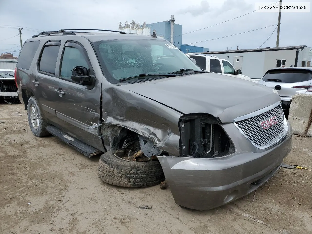 2012 GMC Yukon Sle VIN: 1GKS2AE03CR234686 Lot: 51592754