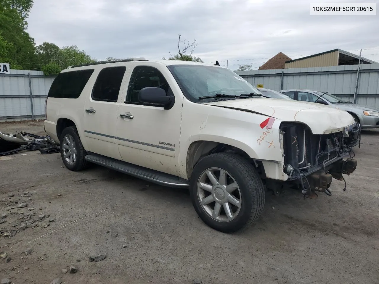 2012 GMC Yukon Xl Denali VIN: 1GKS2MEF5CR120615 Lot: 54128644