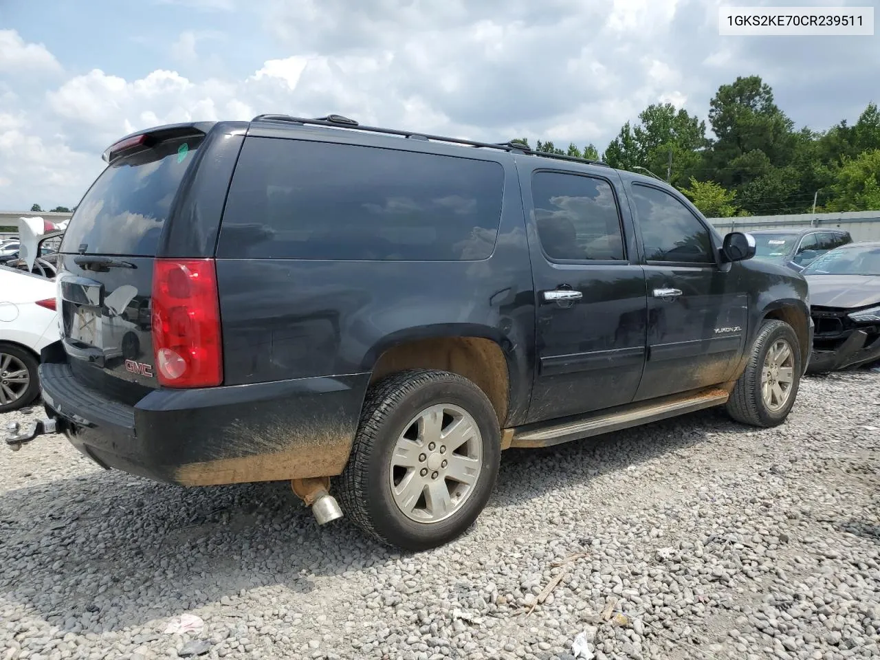 2012 GMC Yukon Xl K1500 Slt VIN: 1GKS2KE70CR239511 Lot: 64158124