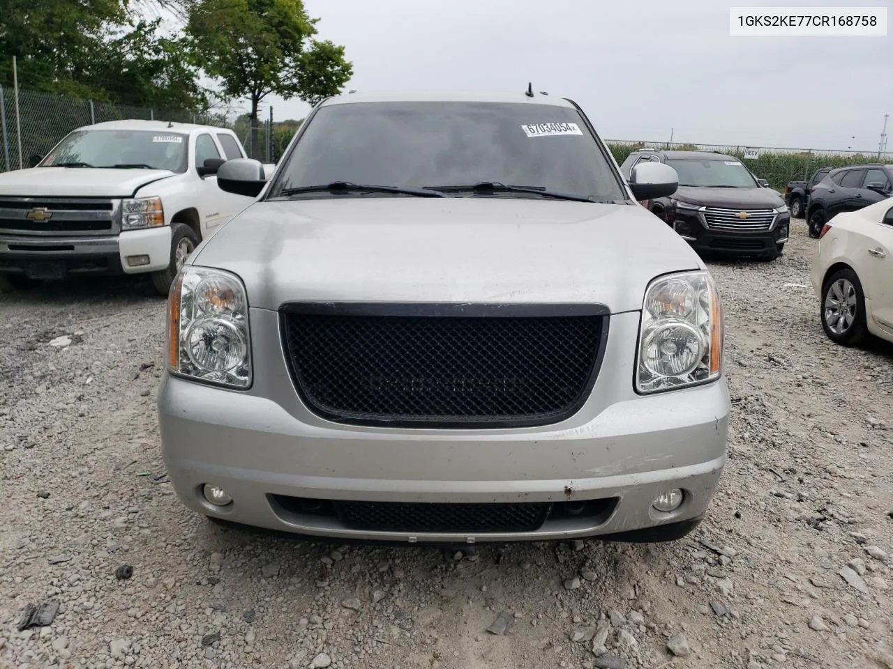 2012 GMC Yukon Xl K1500 Slt VIN: 1GKS2KE77CR168758 Lot: 67034054